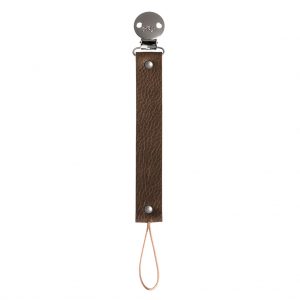Olive Leather Dummy Clip